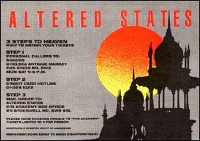 Altered States, 30 Apr 88